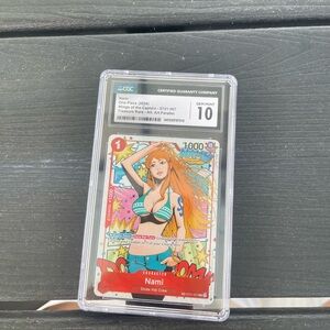 Onepiece Nami Trading Card - Red and Blue Design